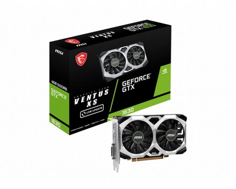 msi gtx 1630 ventus xs 4g