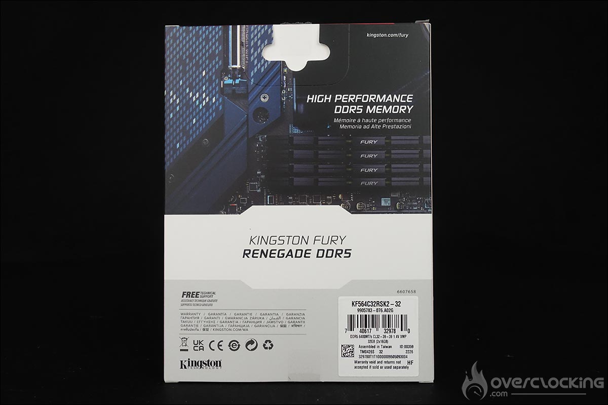 Le kit mémoire Kingston Fury Renegade DDR5