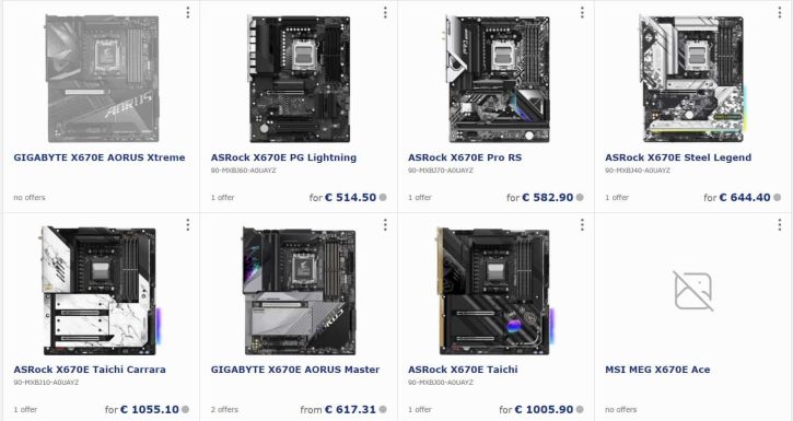 Prix ASRock X670E