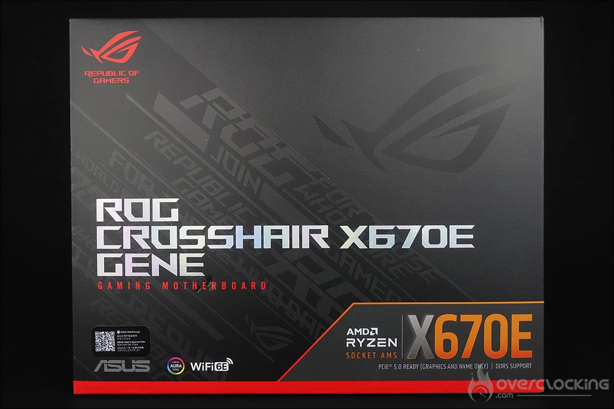 La carte mère ROG Crosshair X670E Gene d'Asus