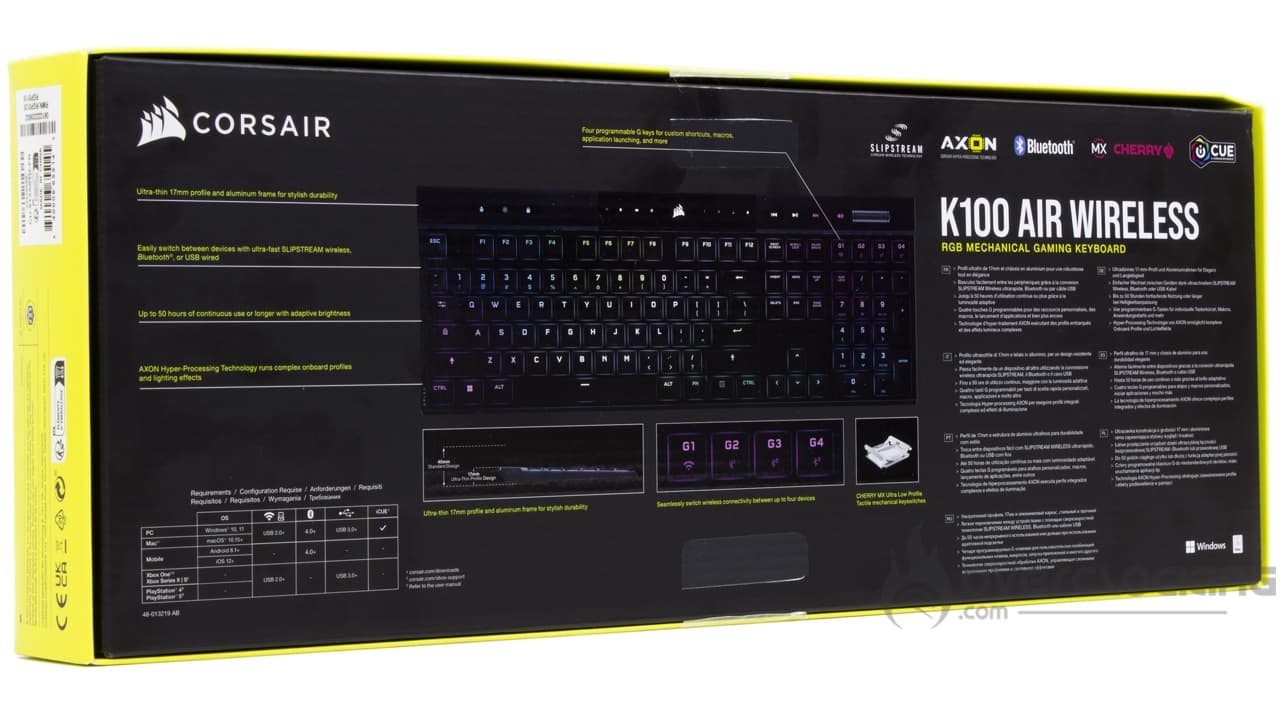 Corsair K100 Air Wireless