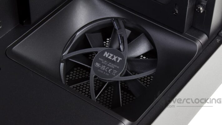 NZXT H5 Elite ventilateur cache alim