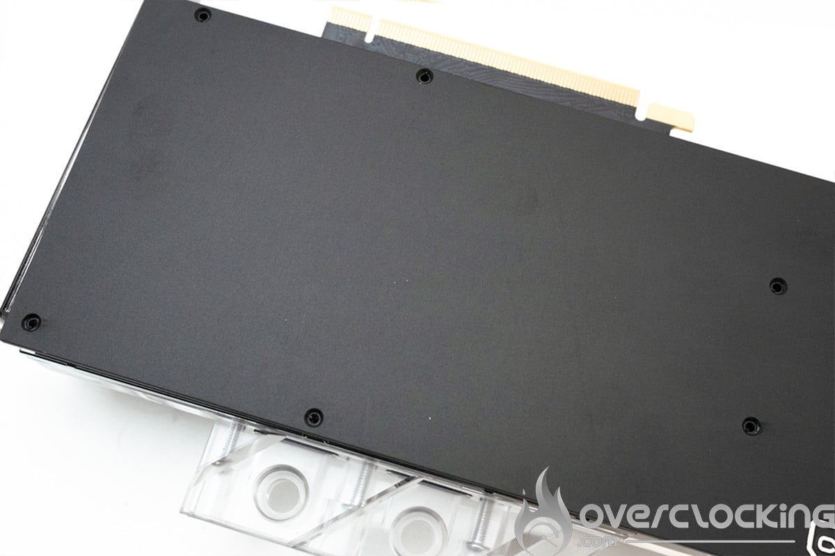 Alphacool Eisblock Aurora Acryl GPX-N RTX 3080 FE backplate montage