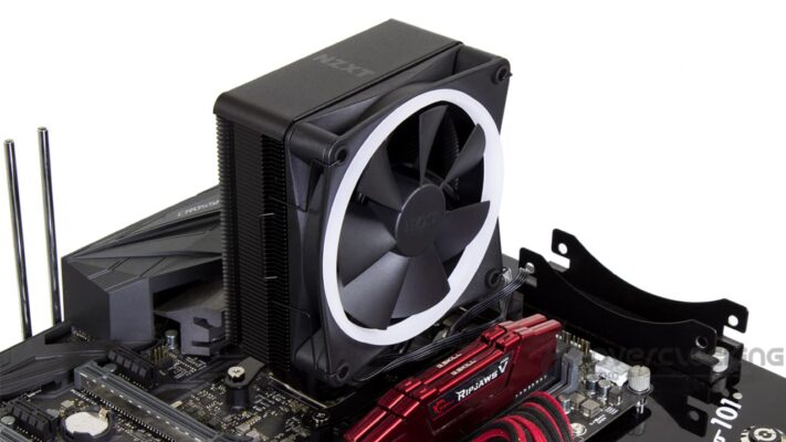 NZXT T120 RGB montage AMD