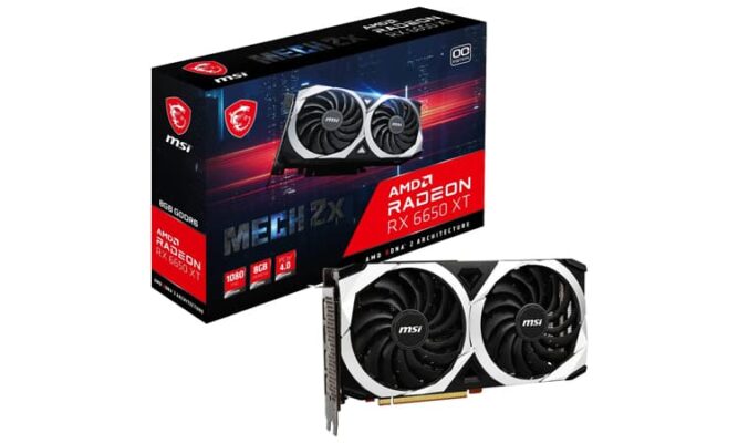 MSI RX 6650 XT Mech X2