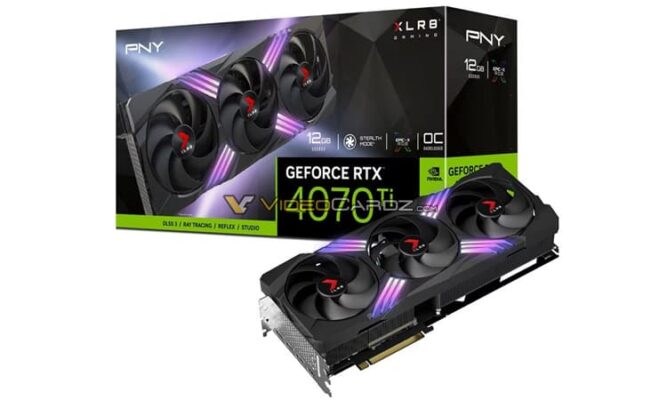 PNY RTX 4070 Ti XLR8 Verto
