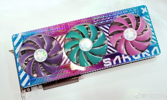 Yeston RX 7900 Series Sakura