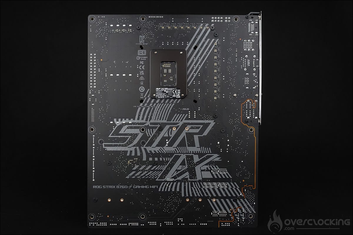 La carte mère B760 ROG Strix-F Gaming Wifi