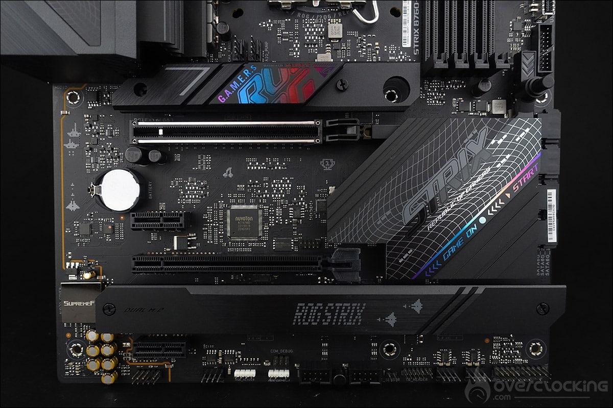 La carte mère B760 ROG Strix-F Gaming Wifi