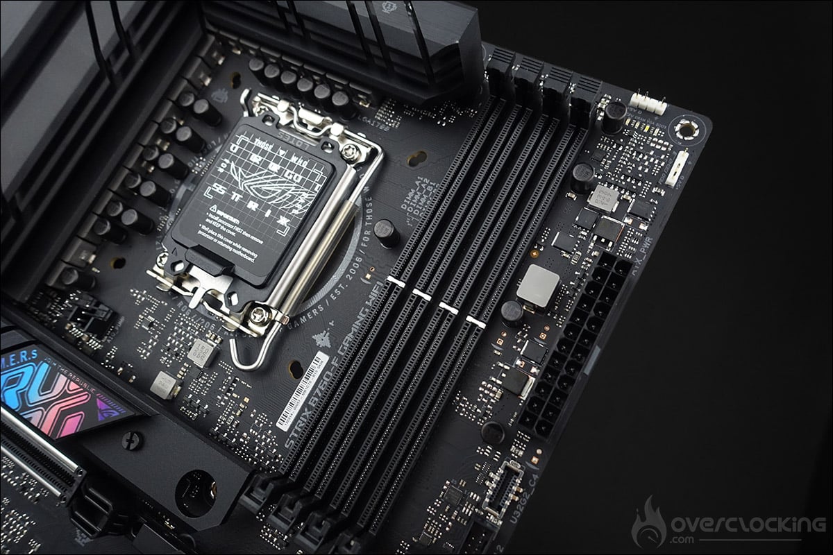 La carte mère B760 ROG Strix-F Gaming Wifi