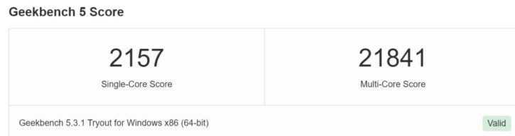 Ryzen 9 7950X3D geekbench 5