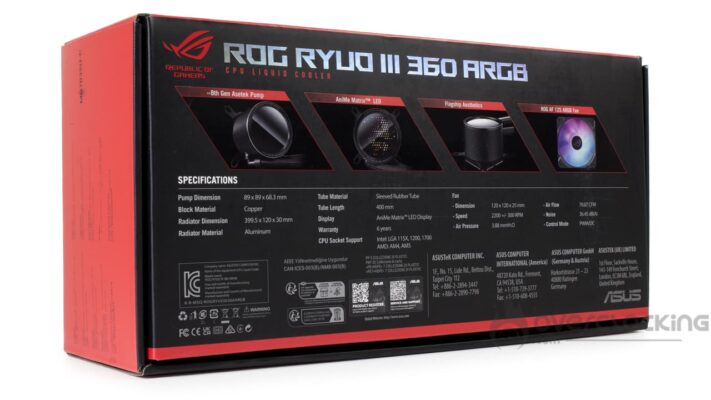 Asus Ryuo III 360 Black boîte