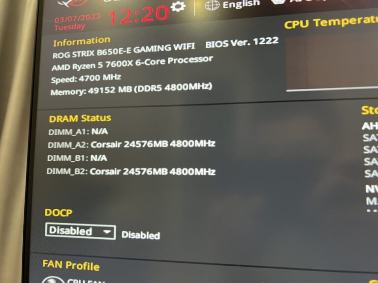 La DDR5 en 24 Go sur de l&rsquo;AMD : ça boot pas !