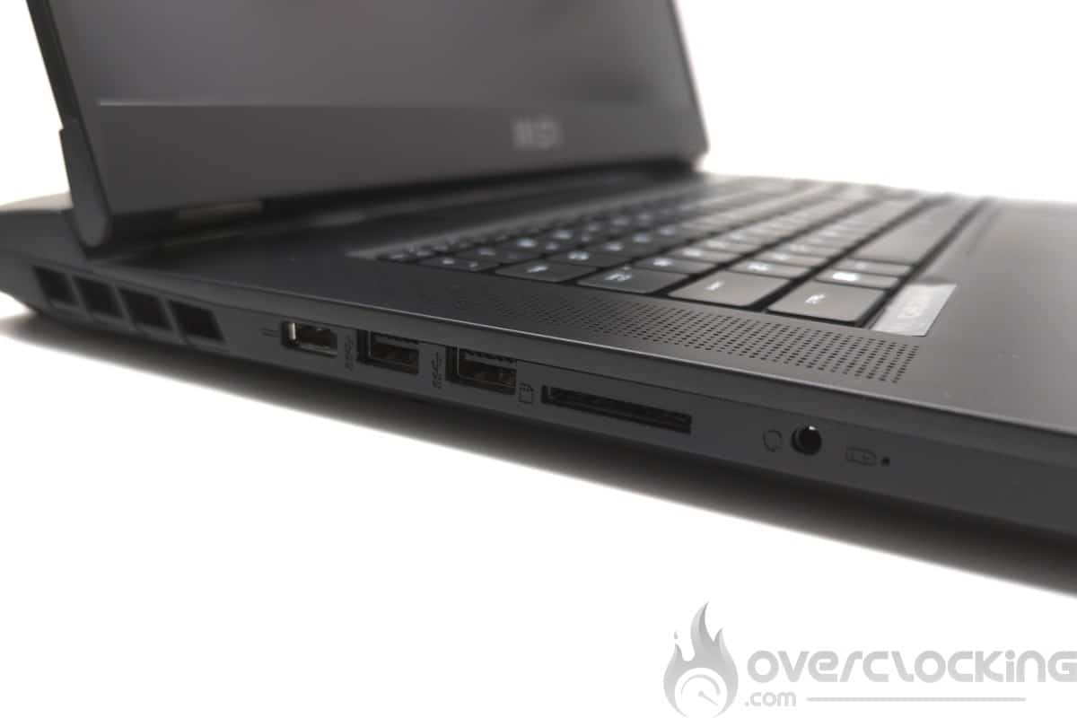 MSI Titan GT77 HX 13VI connectique