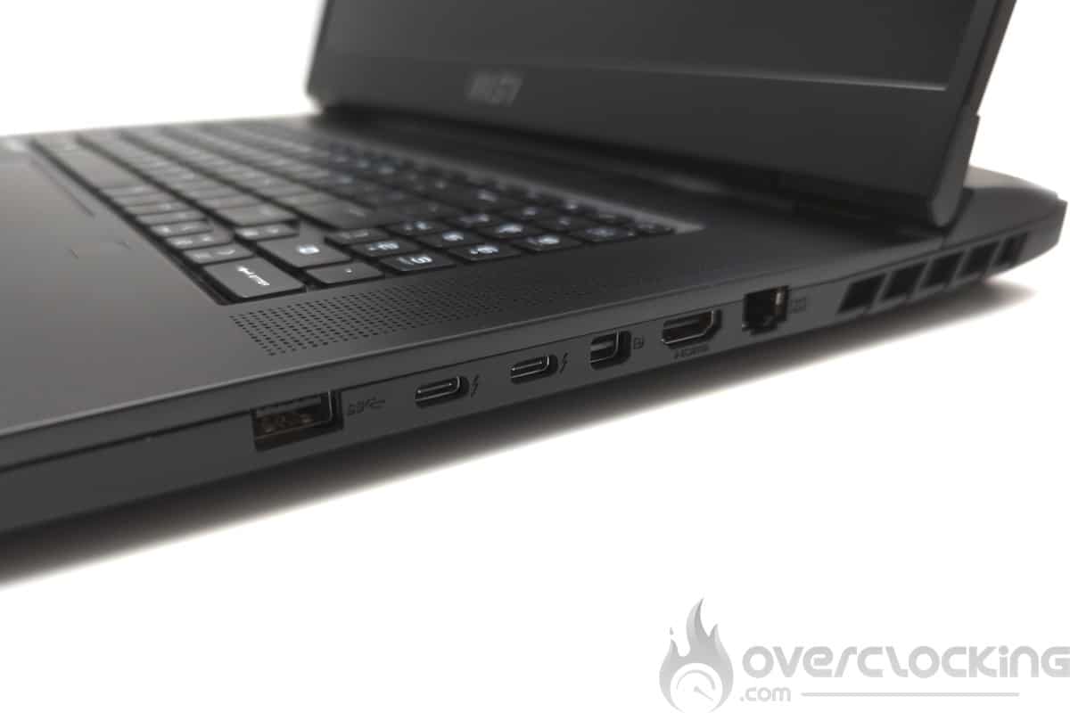 MSI Titan GT77 HX 13VI connectique