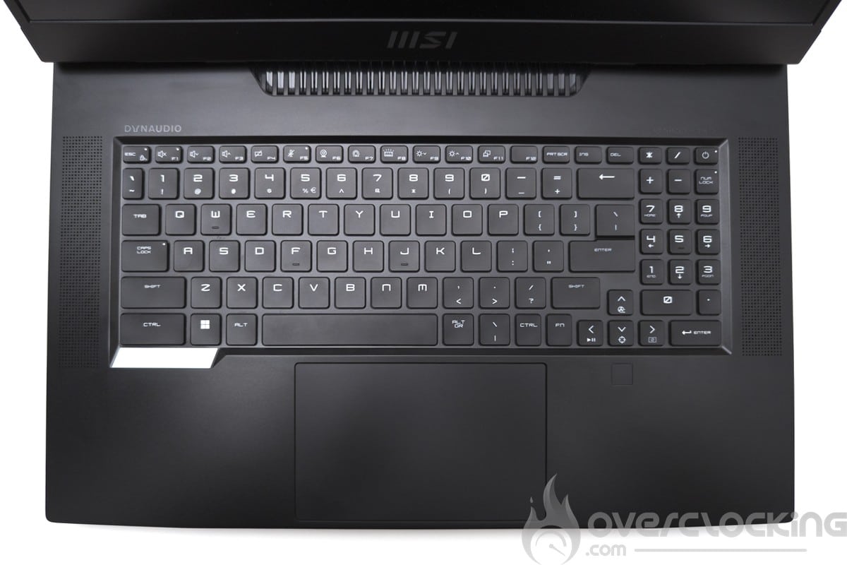 MSI Titan GT77 HX 13VI clavier