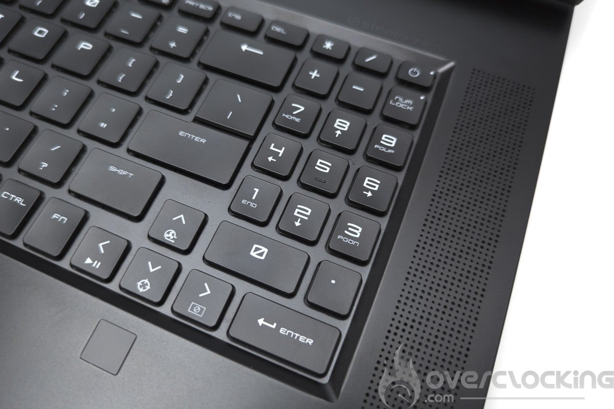 MSI Titan GT77 HX 13VI pavé numérique