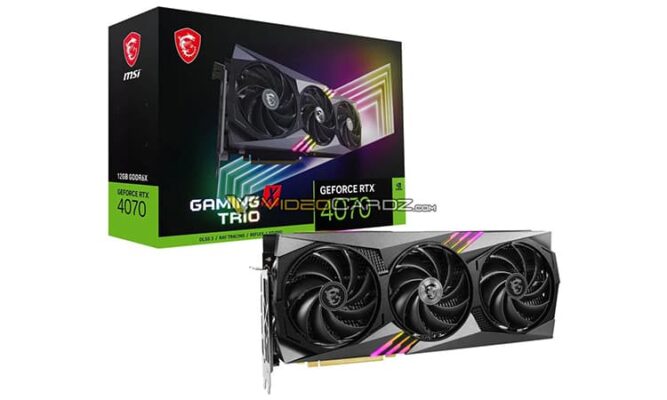 MSI RTX 4070 Gaming Trio