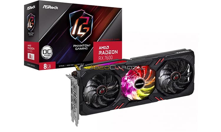 RX 7600 : pas de changement de dissipateur chez Asus et ASRock