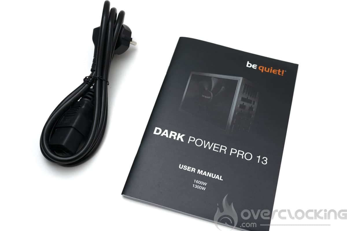 be quiet! Dark Power Pro 13 1600W - Manuel et câble IEC 19