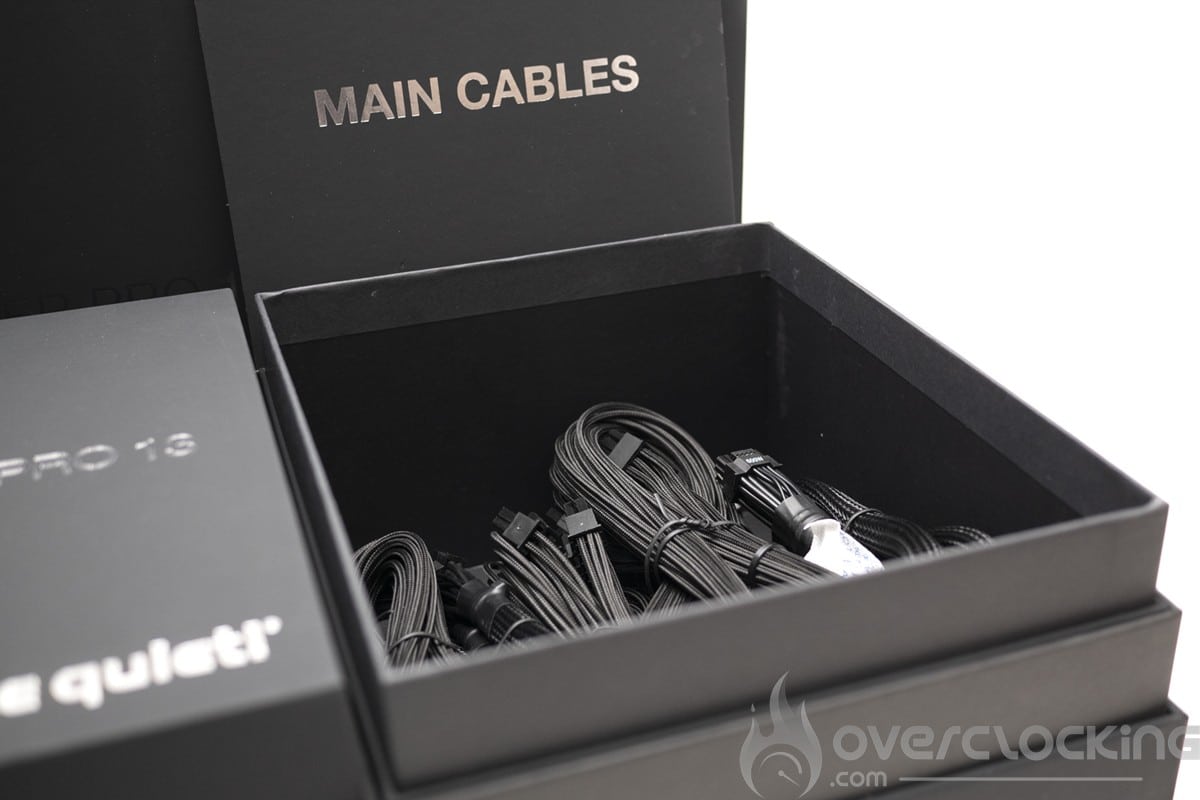be quiet! Dark Power Pro 13 1600W - unboxing câbles