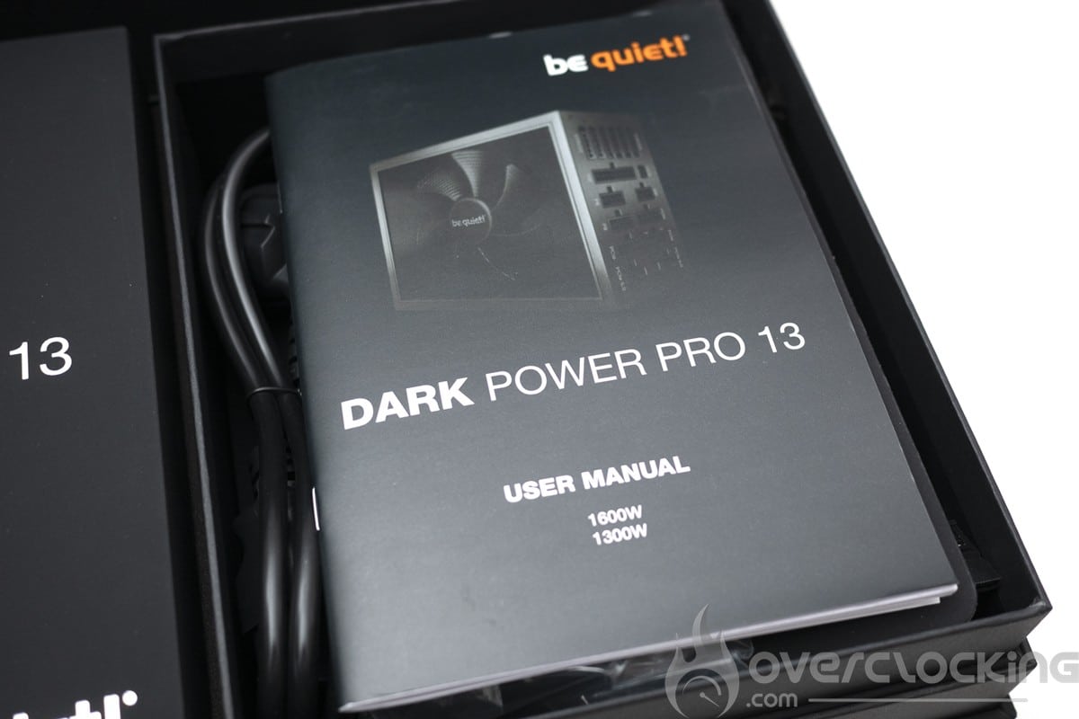 be quiet! Dark Power Pro 13 1600W - unboxing accessoires