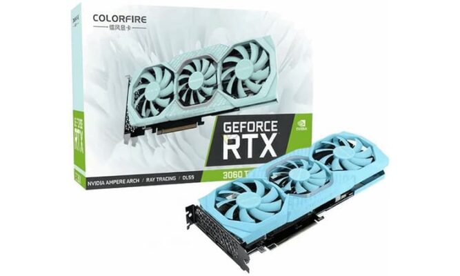 Colorful RTX 3060 Ti GDDR6X Cool Mint Edition