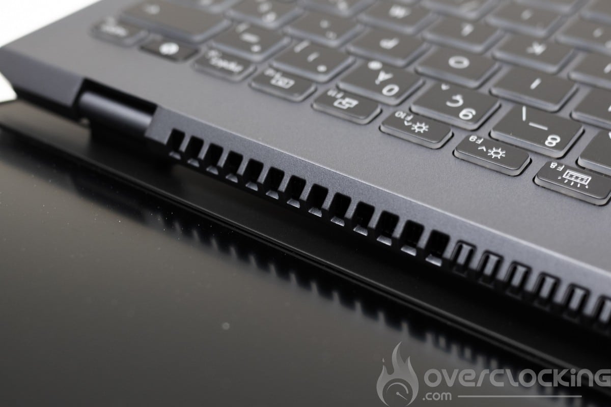 msi prestige 13 evo a13m - aération écran