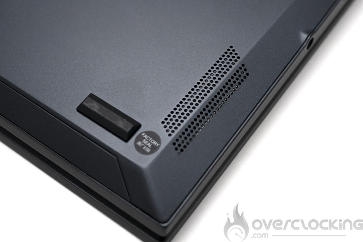 msi prestige 13 evo a13m - haut parleur