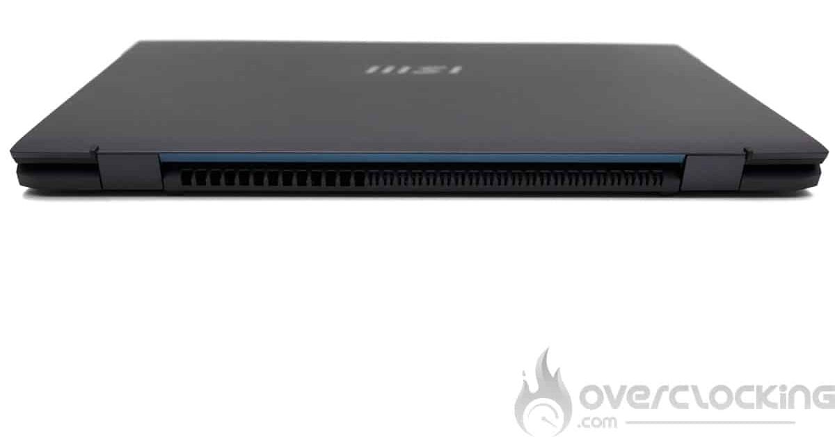 msi prestige 13 evo a13m - arrière