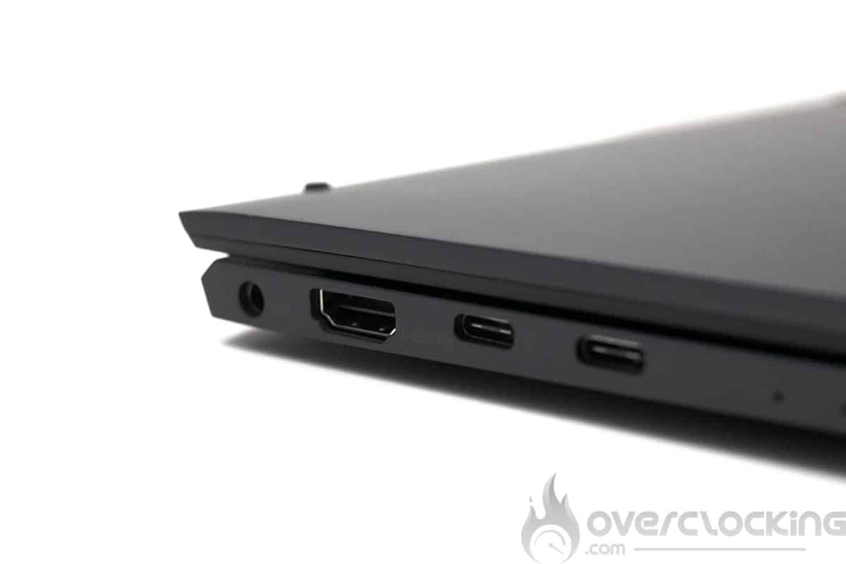 msi prestige 13 evo a13m - hdmi usb c gauche