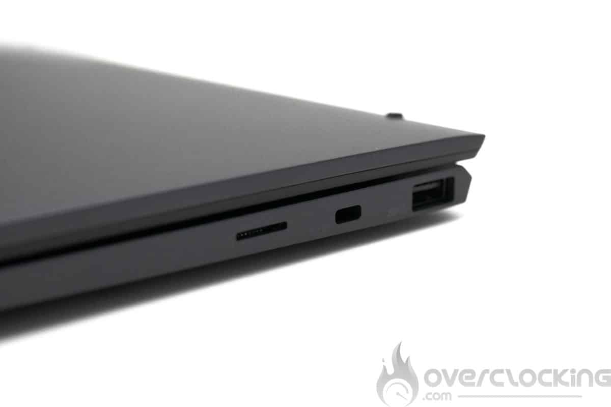 msi prestige 13 evo a13m - usb A SD droite