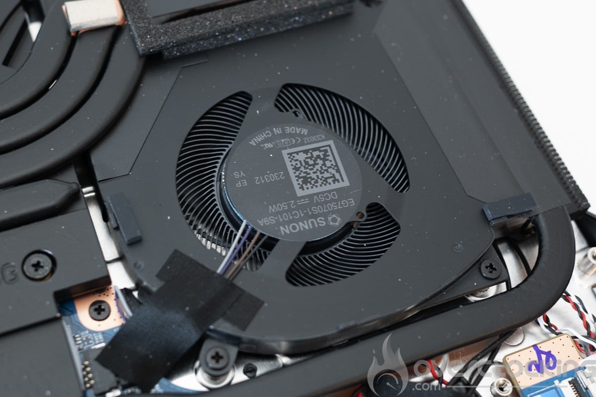 pcspecialist elimina pro 16 M - intérieur ventilateur droite
