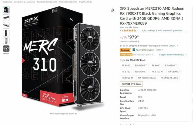 RX 7900 XT Merc310 promo