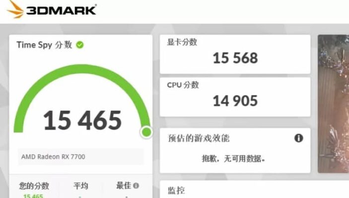 AMD RX 7700 TimeSpy