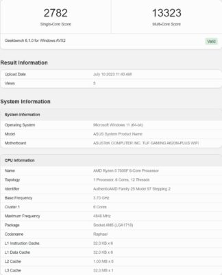 AMD Ryzen 5 7500F
