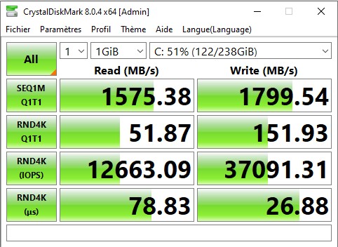Asus ExpertCenter PN64 - SSD