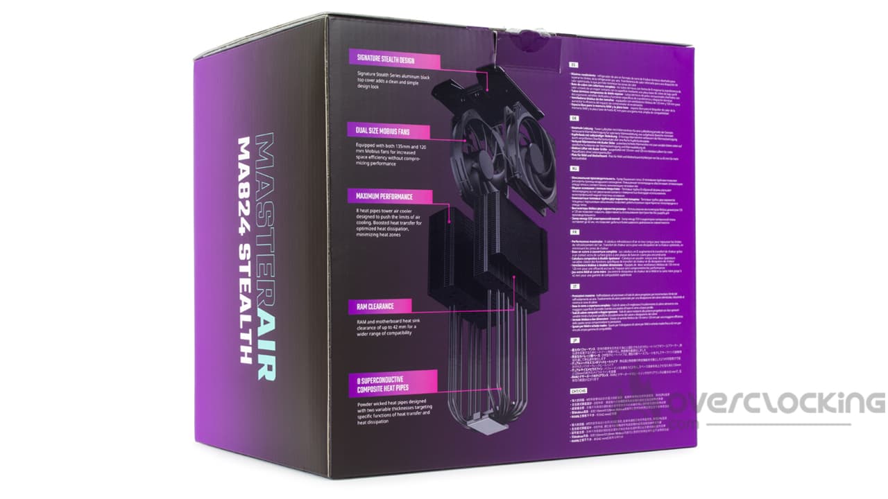 Cooler Master MA824 Stealth boîte