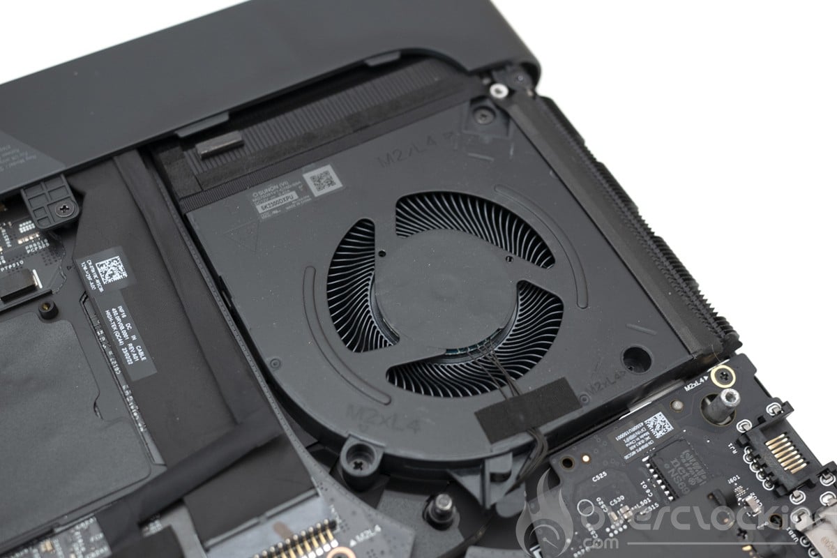 Dell Alienware M16 R1 AMD - ventilateurs GPU