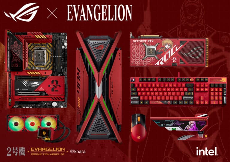 ROG Evangelion : Asus annonce ses composants !