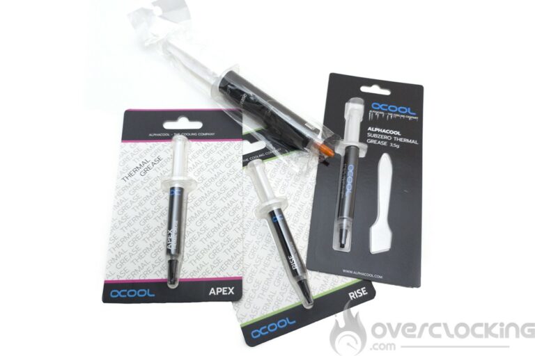 Test : Alphacool Thermal paste linup