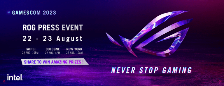 ROG Annonce l&rsquo;événement ROG Gamescom 2023