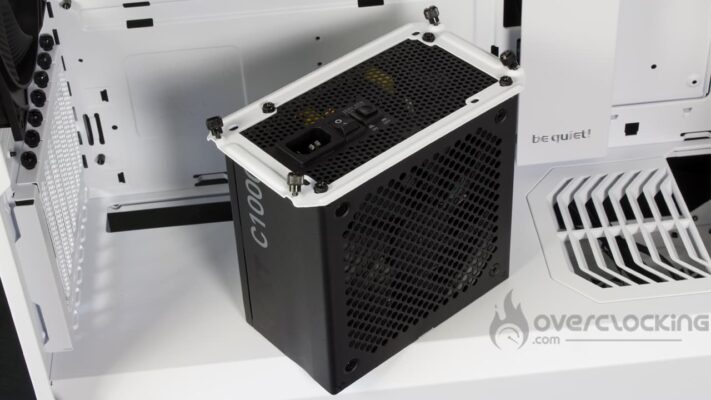 be quiet! Shadow Base 800 DX White montage alimentation