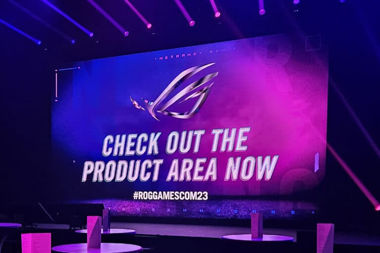Compte-rendu de l&rsquo;événement presse ROG Gamescom 2023