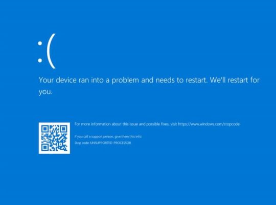 Windows BSOD MAJ Bios MSI