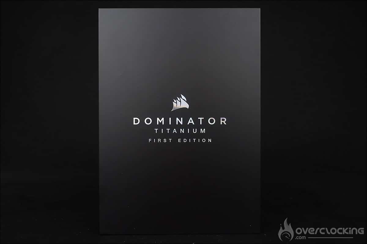 Le kit mémoire Corsair Dominator Titanium 7200 MT/s CL34 DDR5