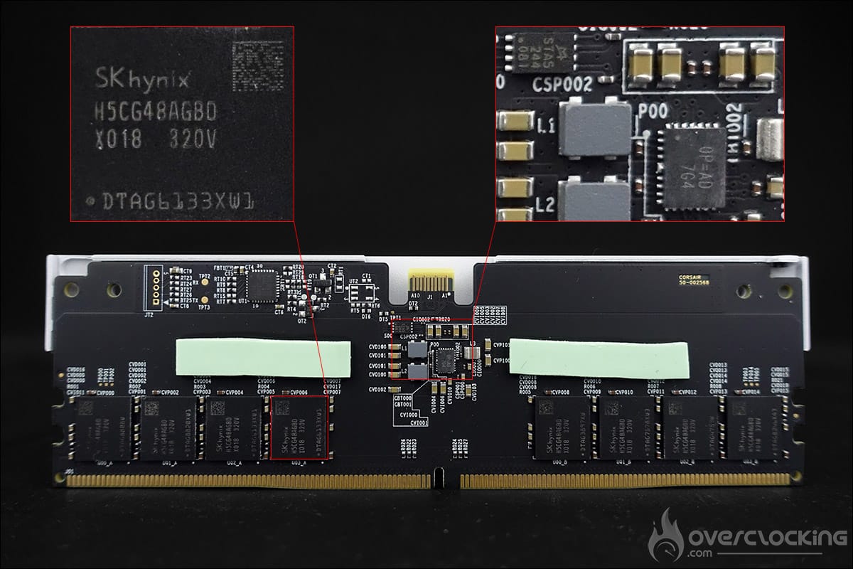 Le kit mémoire Corsair Dominator Titanium 7200 MT/s CL34 DDR5