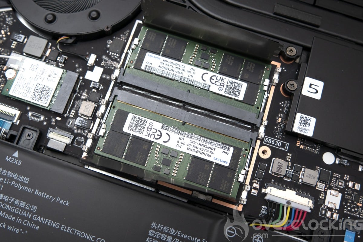 medion erazer major x10 - intérieur RAM