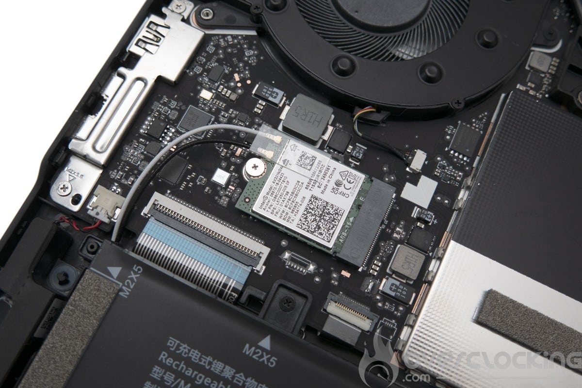 medion erazer major x10 - intérieur wifi