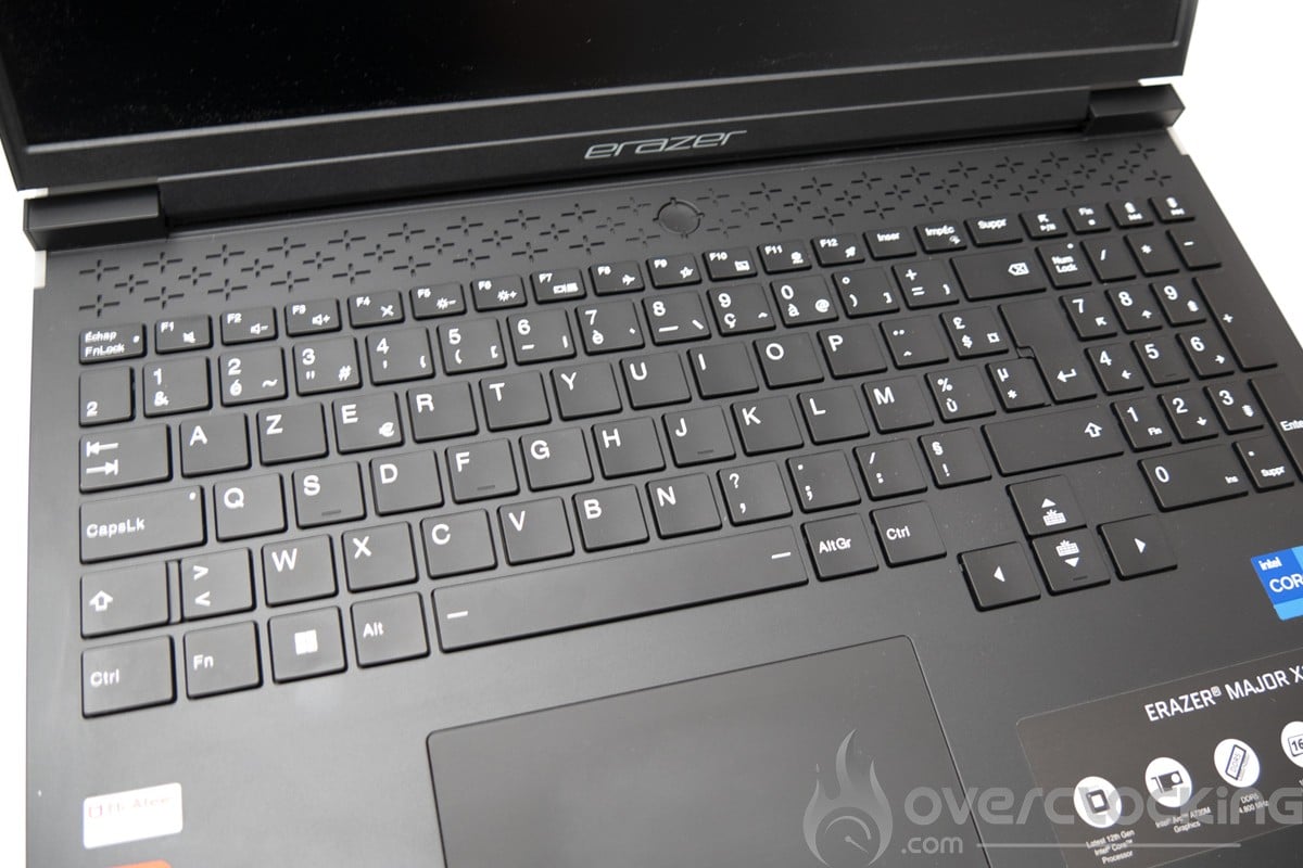 medion erazer major x10 - clavier